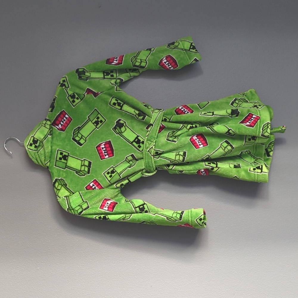 Minecraft Theme Kids Robe Size 8. - Picture 5 of 5